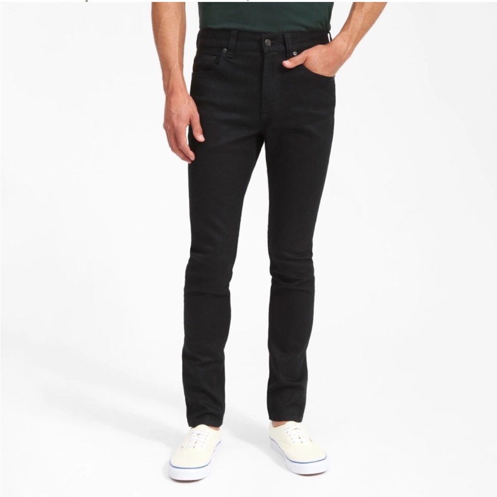 NWT‎ Everlane Men The Skinny Jean Black 29x28 Sustainable